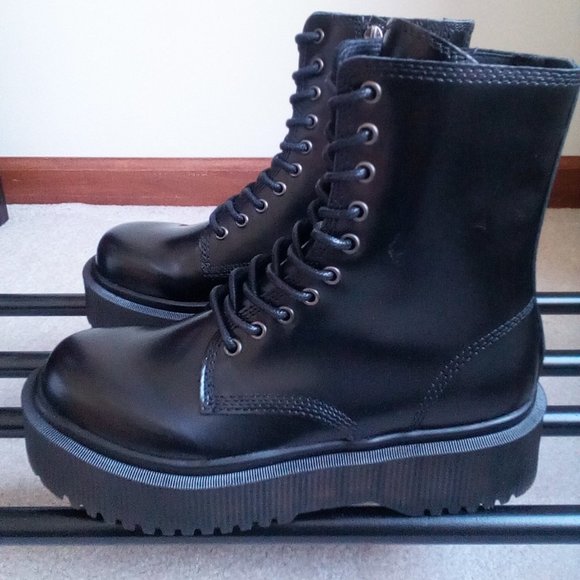 JEFFREY CAMPBELL Women Platform Combat Boot - NEW - Picture 2 of 7